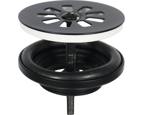 Ablaufgarnitur für Waschbecken mit Sieb