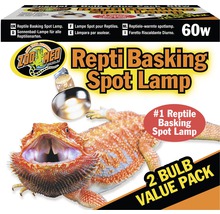 Zoo Med Repti Basking Spot Lampe, 60 Watt, 2er-Packung für Reptilien