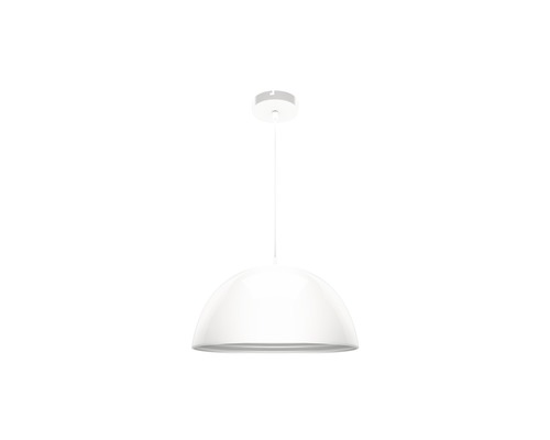 Luminaire suspendu avec abat-jour hémisphérique