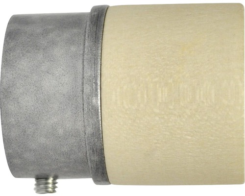 Endstück Zylinder für Scandic natur Ahorn/grau Ø 28 mm 2 Stk.