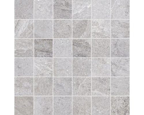 Mosaïque en grès cérame Dover gris 30x30 cm Mosaïque en pierre naturelle