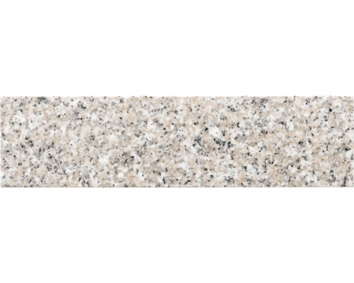 Carrelage de plinthe Granit Classico rose 30.5x8 cm Carreau de granit avec surface mouchetée