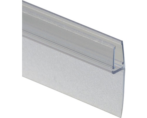 Profilé d'étanchéité universel Schulte D2975 pour épaisseur de verre 5/6/8 mm Joint de douche en plastique