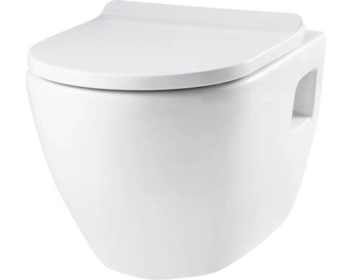 Form & Style Wand -WC-Set Nevis weiss mit WC-Sitz Form & Style Wand -WC-Set Nevis weiss mit WC-Sitz