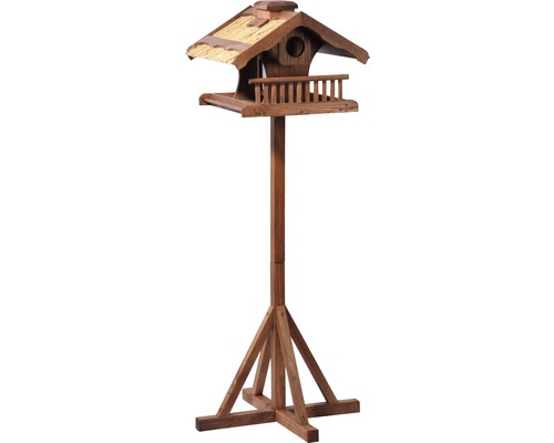 Maisonnette pour oiseaux avec support pour le jardin