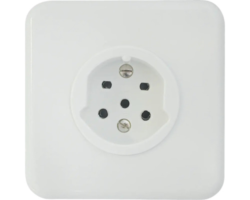 Mica UP Steckdose T15 weiss Steckdose mit fünf Löchern für Elektrogeräte