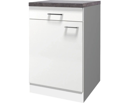 Unterschrank Flex Well Lucca Breite 50 cm weiss