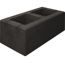 Parpaing creux en béton gris