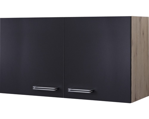 Hängeschrank Flex Well Santo BxHxT 100x55x32 cm Frontfarbe anthrazit - Korpusfarbe san remo eiche hell Hängeschrank Flex Well Santo BxHxT 100x55x32 cm Frontfarbe anthrazit - Korpusfarbe san remo eiche hell
