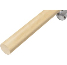 Main courante en bois avec support pour escaliers