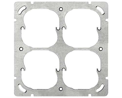Plaque de fixation encastrée Feller FH 2×2 4×52mm Plaque de fixation encastrée Feller FH 2×2 4×52mm