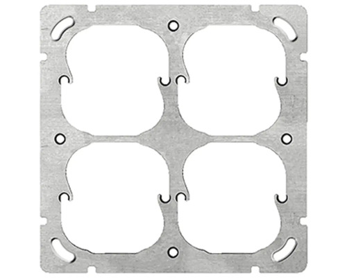 Edizio Due Montageplatte 4fach 2x2