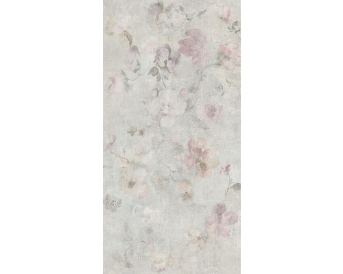 Dekorfliese Smot weiss 59x118 cm