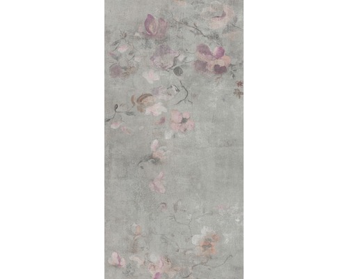 Dekorfliese Smot grau 59x118 cm