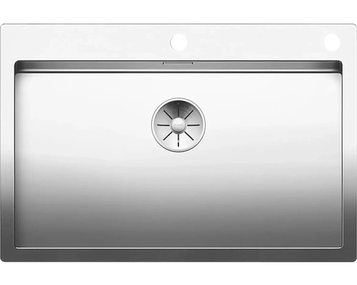 Évier Blanco CLARON 700-IF/A lxp 760x510 mm acier inoxydable satiné 521634 Évier en acier inoxydable