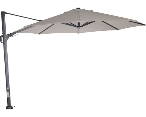 Parasol Sunset Siena Garden Ø 350 cm taupe