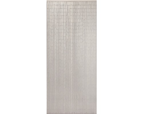 Rideau de porte bambou uni blanc 90x200 cm