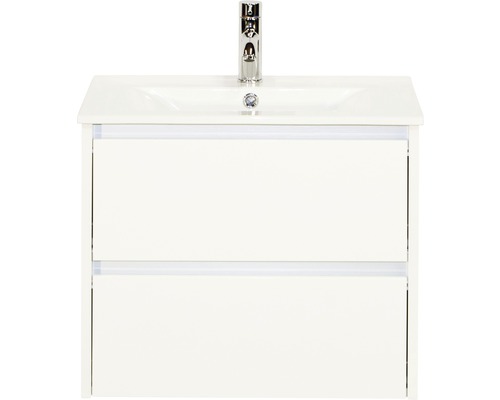 Ensemble de meubles de salle de bains Dante 61x52 cm blanc haute brillance