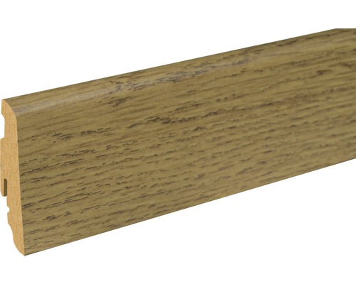 Plinthe SKANDOR chêne FOEI104 FU60L 19 x 58 x 2400 mm Plinthe en bois avec décor