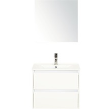 Badezimmermöbel Set mit Waschbeckenunterschrank und Spiegel