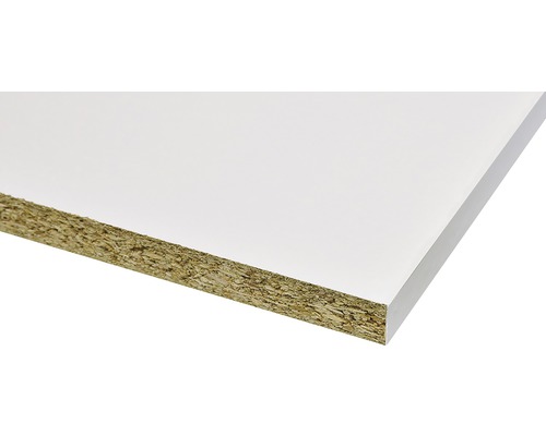 Panneau d'ameublement blanc 19x200x2630 mm Panneau de particules avec revêtement