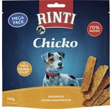 Rinti Chicko bâtonnets de poulet croustillants pour chiens, paquet de 500 grammes