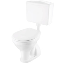 Set WC fixe Basic Évacuation intérieure verticale blanc-thumb-0
