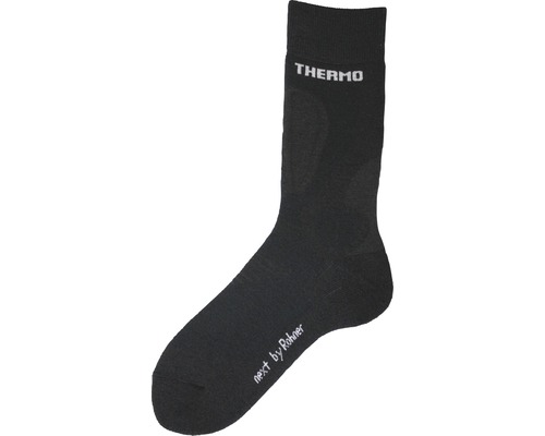 Thermosocken kurz schwarz Grösse 39-42