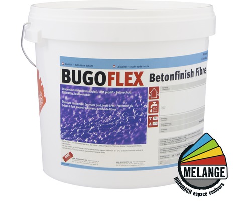 Peinture à dispersion pour l'extérieur KABE Bugoflex finition béton Fibre dans la teinte de votre choix-0