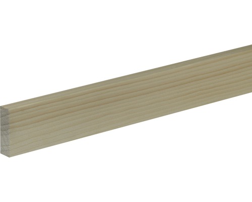 Baguette rectangulaire pin brut 13.5x25x2000 mm