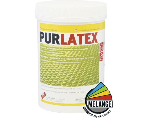 Peinture d''intérieur PUR Latex pour bâtiments résidentiels et industriels en pot