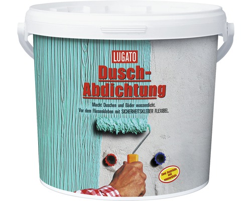 Seau Lugato Duschabdichtung pour l''étanchéité des douches et des salles de bains