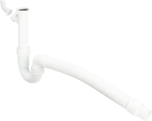 Ablaufgarnitur mit flexiblem Schlauch für Waschbecken