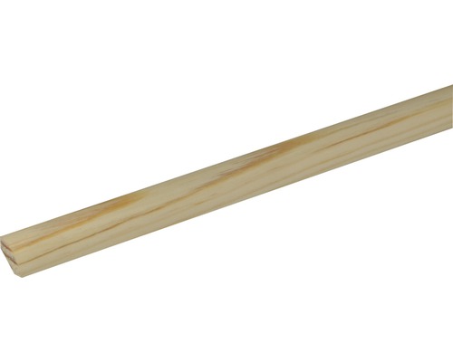 Baguette en quart-de-rond pin brut 14x14x2400 mm Baguette en bois