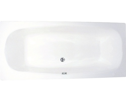 Baignoire rectangulaire Sanotechnik forme corporelle180 x 80 cm blanc brillant 409091