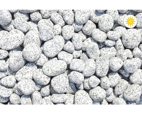 Ciottoli graviers de granit sel+poivre 25 kg