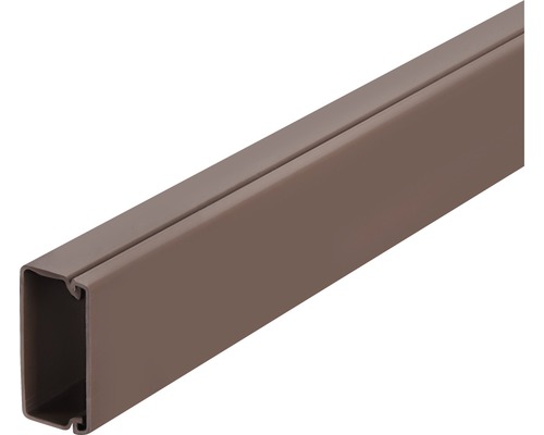 Conduite de câble lxh 30x15 mm marron 2 m