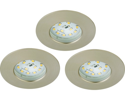 Trois spots encastrables à LED