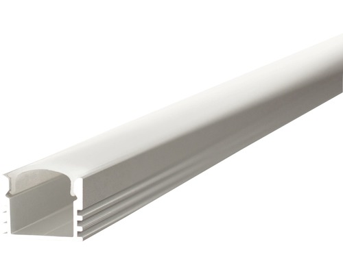 Kit profil lumineux à LED LP12 1 m Profilé en aluminium pour bandes LED