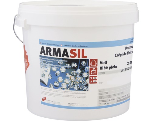 Eimer gebrauchsfertiger Strukturputz Silikonharz mit 25 Kilogramm Inhalt