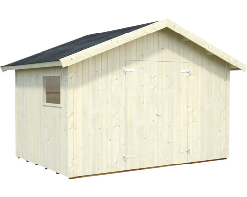 Holzgartenhaus mit Fenster und Doppeltür