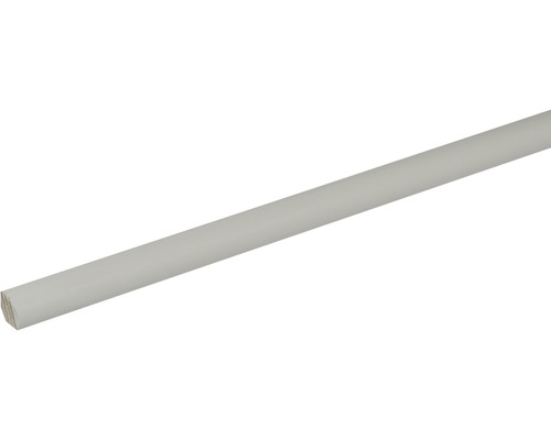 Baguette en quart-de-rond Konsta pin blanc laqué 12x12x2400 mm Quart de rond en bois