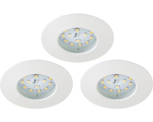 Trois spots encastrés LED pour l''intérieur