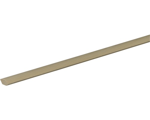 Baguette en quart-de-rond Konsta hêtre laqué 14x14x2400 mm Baguette en bois