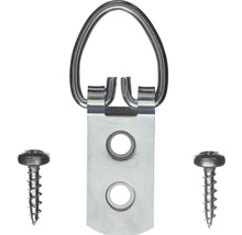 Bilderhaken mit Aufhängeöse und Schrauben