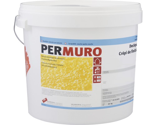 Enduit de finition KABE Permuro structure mixte 5.0 mm blanc 25 kg