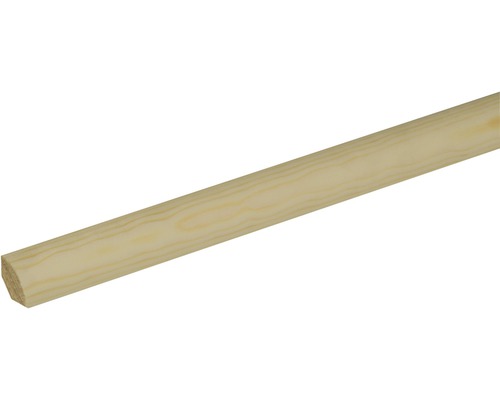 Baguette en quart-de-rond Konsta pin brut 18x18x900 mm