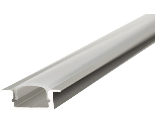 Kit profil lumineux à LED LPV7 1 m Profilé LED en aluminium pour éclairage indirect