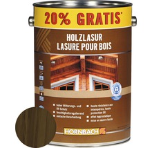 Lasure pour bois noyer 6 l (20 % gratuit !)