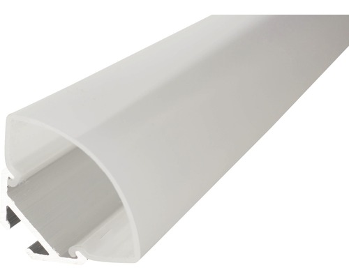 Kit profil lumineux à LED LSU-RSK 1 m Profilé d''éclairage LED en aluminium avec recouvrement
